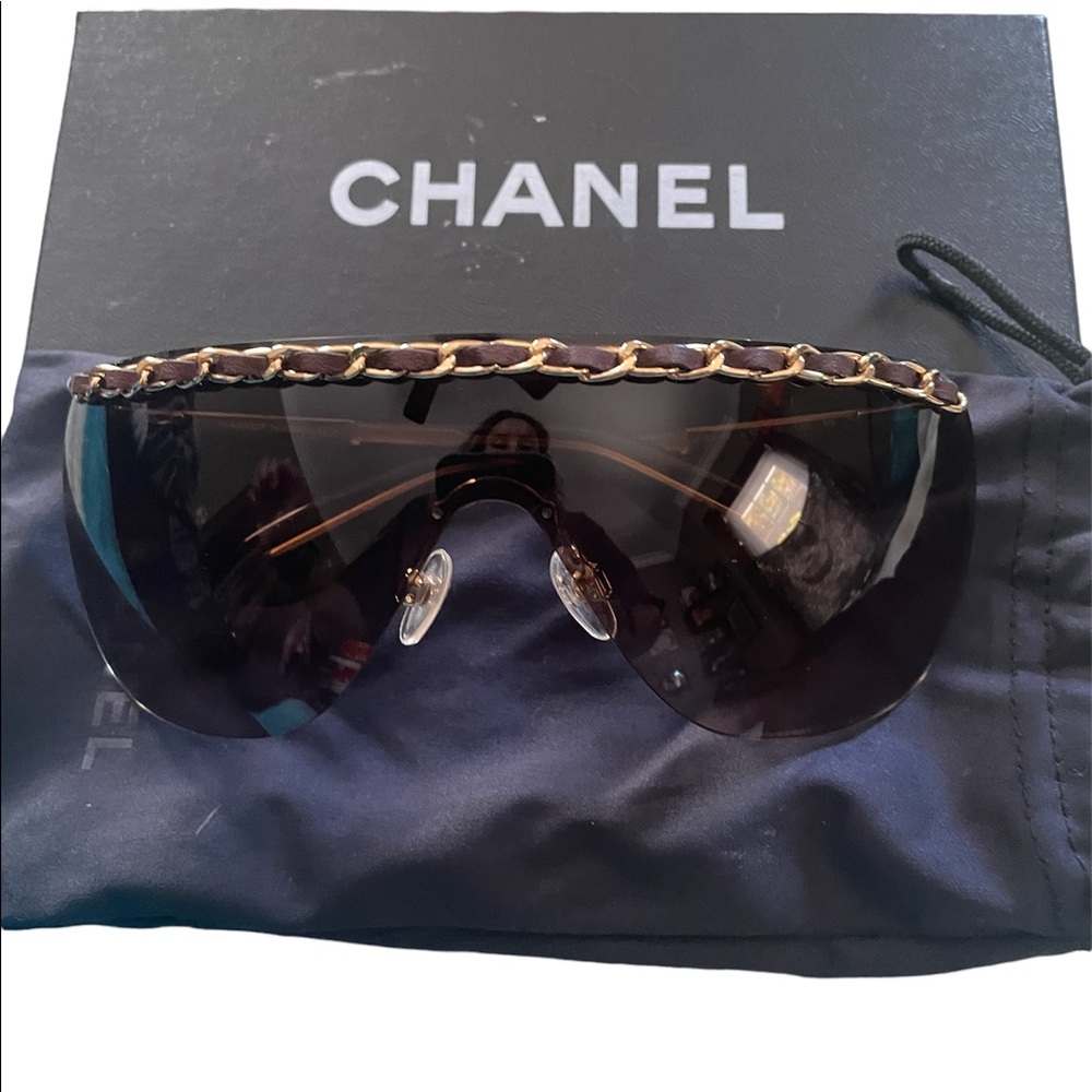 AUTHENTIC Y2K CHANEL FRAMELESS SUNGLASSES